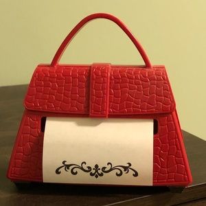 Red Post-it Purse-shaped Dispenser